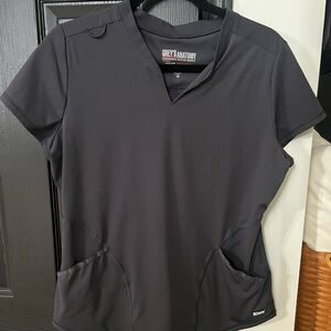 Grey's Anatomy Women's Charcoal Short Sleeve Top